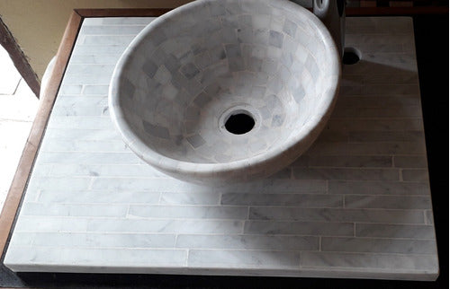 Carrara Marble Sink 60x46 5