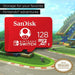 Memoria Sandisk Micro Sd 128gb Oficial Nintendo Switch Fc A 4