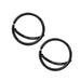 Double Endless Hoop Surgical Steel Piercing Set 15