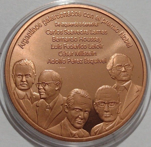Argentinian Nobel Prize Winners Medallion Collection 1