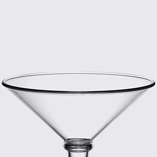 Grande 48 Oz Plástico Resistente A Roturas Super Martini Vid 1