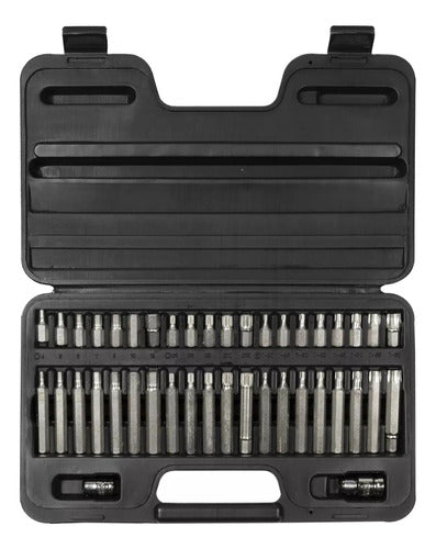 Crossmaster Juego De 42 Puntas Combinadas Allen Torx 9941392 Oferta 0