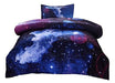 Jqinhome Twin Juego De Edredón Galaxy Manta, Ropa De Cama Co 0