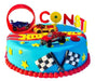 Misolti Torta Hot Wheels Con Rulo Porcelana Fria - Resto Comenstible 0