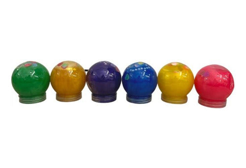 Pack De 6 Slime Bola 1.6kg Importados Con Accesorios 1