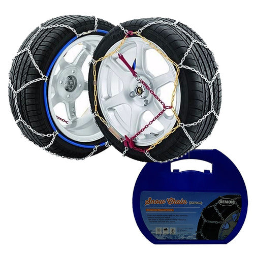 Snow Chains for Ice/Mud/Rocky Roads 155/70 R15 4