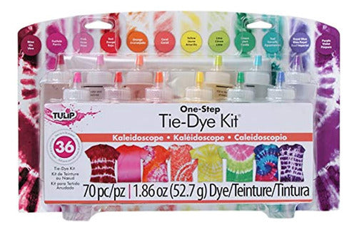 Tulip One-step Tie-dye Kit Kaleidoscope, 12 Colors Tie Dye 0