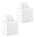 Ilyapa Square Wooden Tissue Box - Pack of 2 0