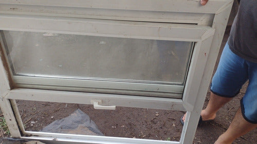 Double Glass PVC Guillotine Window 2