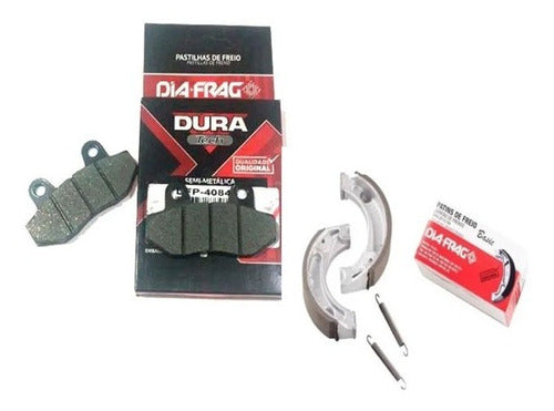 Brake Pad and Shoe Kit Diafrag Energy Mirage 110 Corven 0