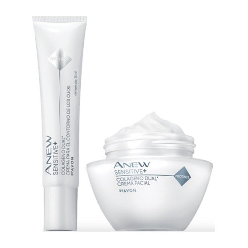 Avon Anew Sensitive+ Set X2 Contour Eyes + Facial Cream 0