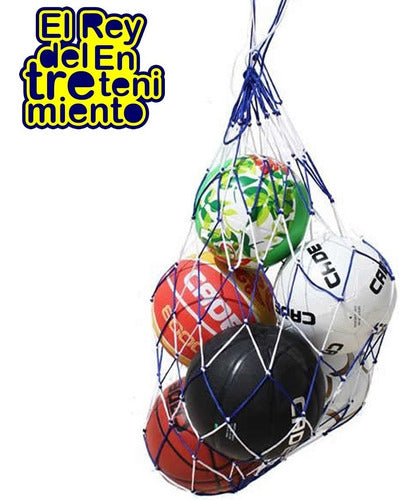 Expert Fitness Red Bolsa Para Pelotas Fútbol, Basketball, Volley - El Rey 1