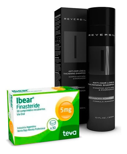 Ibear 5mg Finasteride + Reversil® Shampoo | Pack Anti Caída 0