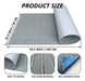 Hzkaicun Boat Flooring Eva Foam Boat Decking Self-Adhesive 119cm X 41cm - Gray 2