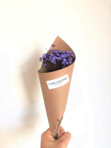 Preserved Natural Mini Diamantina Dry Flower Bouquet 0