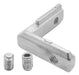 Aluminum Internal 4040 and 4080 Profile Brackets 0