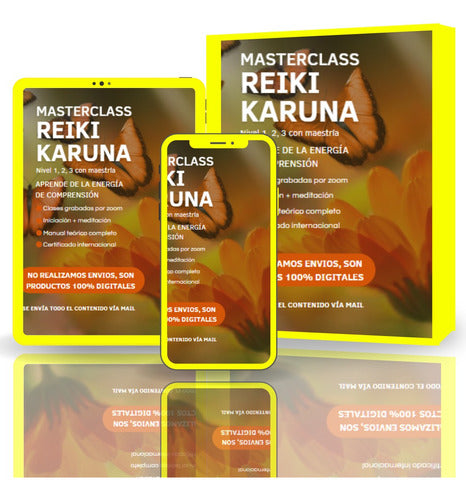 Reiki Karuna Nivel 1, 2, 3 Con Maestria (curso Holistico) 0