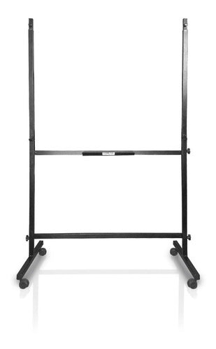 Doggo Whiteboard 120x150cm + Metallic Pedestal with Wheels 1