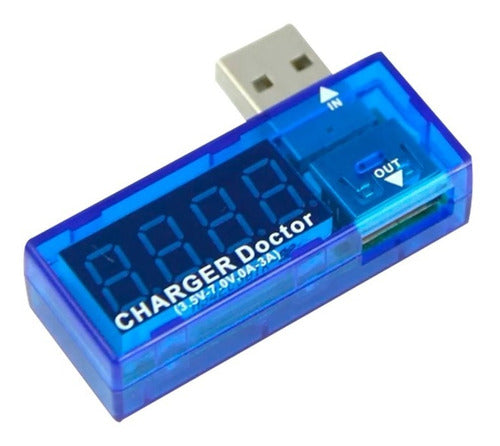 Tester Usb - Voltímetro Y Amperímetro Usb Microcentro 0