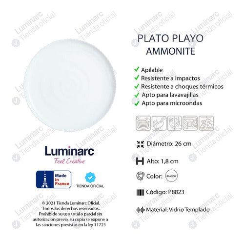 Luminarc Ammonite Dinnerware Set X13 Pieces 1