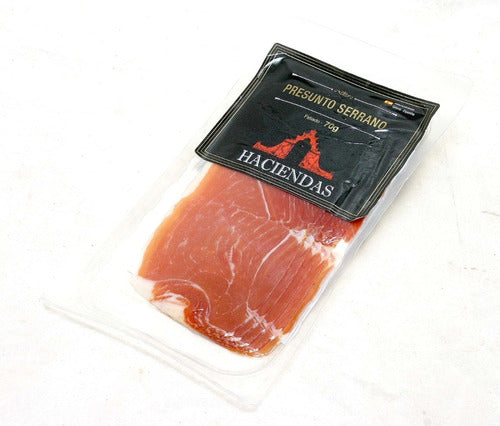 Presunto Serrano Fatiado Haciendas Und 100g 2