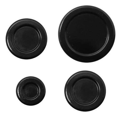 Eitar 4 Burner Lid Set for Longvie 601 Stoves 0