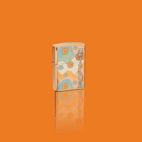 Zippo Flower Power Design Lighter 48503 Warranty 2