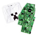 Kids' Short Sleeve Minecraft Sheep Pajama Set SH322 0