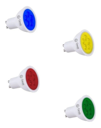 LED Dichroic Lamp 4.5W Candil Blue Red Yellow Green 2