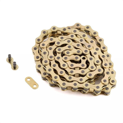 KMC S1 Gold Single Speed Bicycle Chain 1/2 x 1/8 112L 1