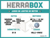 Herrabox Juego De Juntas Vw 1.6 1.8 8V Motor Audi Mi Polo Gol Golf 1