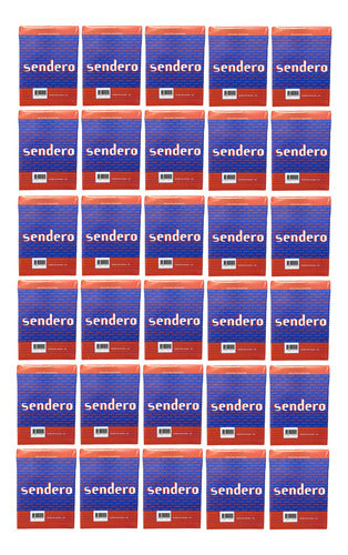 Sendero 120 Block Esquelita A6 80 Sheets Plain 10x15cm 0