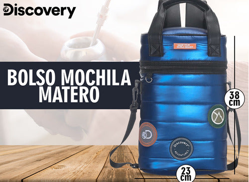 Discovery Bolso Matero Discovery Porta Equipo Para Mate Mochila Termo 1