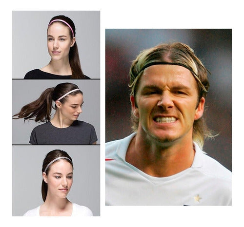 Set of 24 Elastic Sports Headbands 1