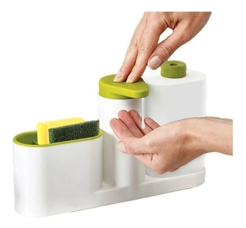 Geko 2 In 1 Kitchen Sponge Detergent Dispenser 3