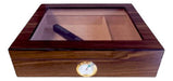 P&b Humidor Madera Walnut C/vidrio Sh-1435w Para 20 Cigarros 0