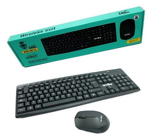 Mnl Wireless Keyboard and Mouse Combo Black PC 1