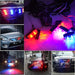 WEIGAL 6 White LED Emergency Strobe Lights for Vehicles Safety 5