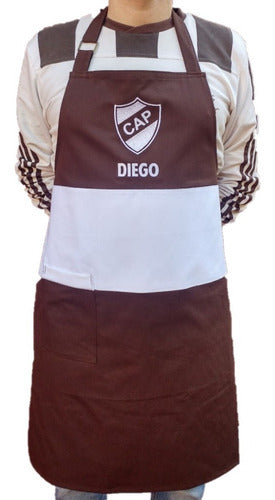 Customized Platense Grill Apron Calamar Embroidered 14