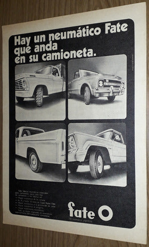 P330 Clipping Publicidad Neumaticos Fate Año 1971 1