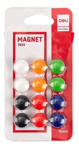 Deli 26696 Magnetic Button Magnet for Board 15mm 0