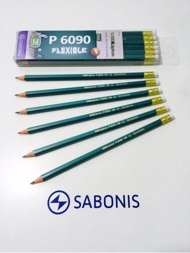 Sabonis Ecolápices Con Goma Hb X 12 0