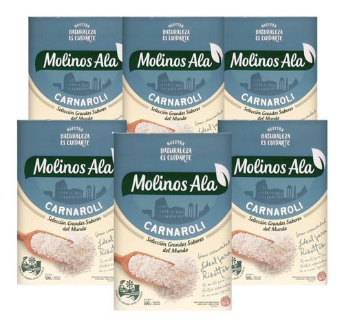 Molinos Ala Carnaroli Rice 500g Pack of 6 0