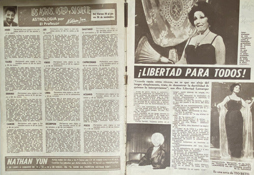 Actualidad Tv Nº 1479 Cine Radio Tita Merello Nov 1964 Ej2 1