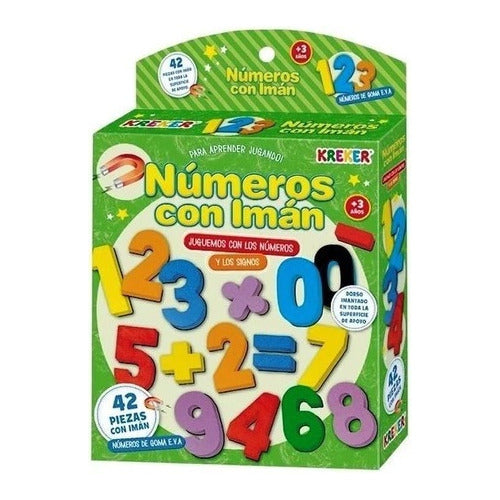 Kreker Numeros Y Signos Con Imán De Goma Eva X 47 Piezas 0