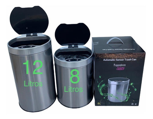 Julieta Automatic Trash Bin with Cleaning Bag for Home Hygiene 7