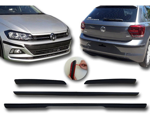 VW 4 Piece Polo 5-Door 2018 Bumper Protector Kenny 3M 0