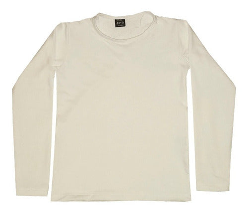 Kids Thermal Flannel T-Shirt Winter Unisex 0