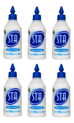 STA 6 Vinyl Glue Stickers 100g 0