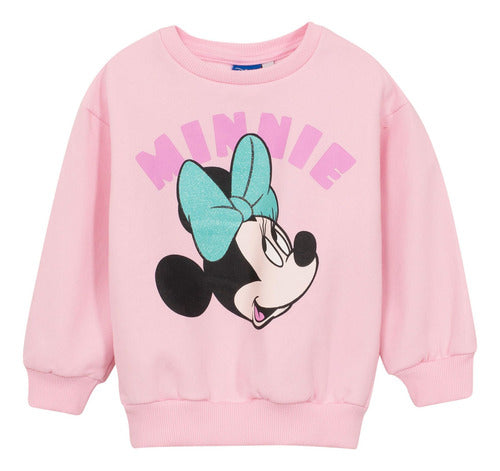 Disney Buzo Minnie Overside Niñas T1 A 4 Años Original Disney 0